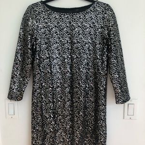 Sequin Shift Dress